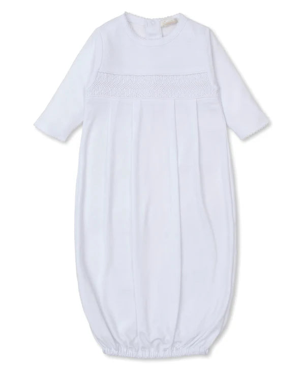 White Preemie Gown