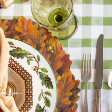 Load image into Gallery viewer, Moss Painted Check Runner
