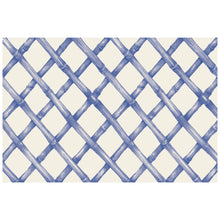 Load image into Gallery viewer, Blue Lattice Placemat
