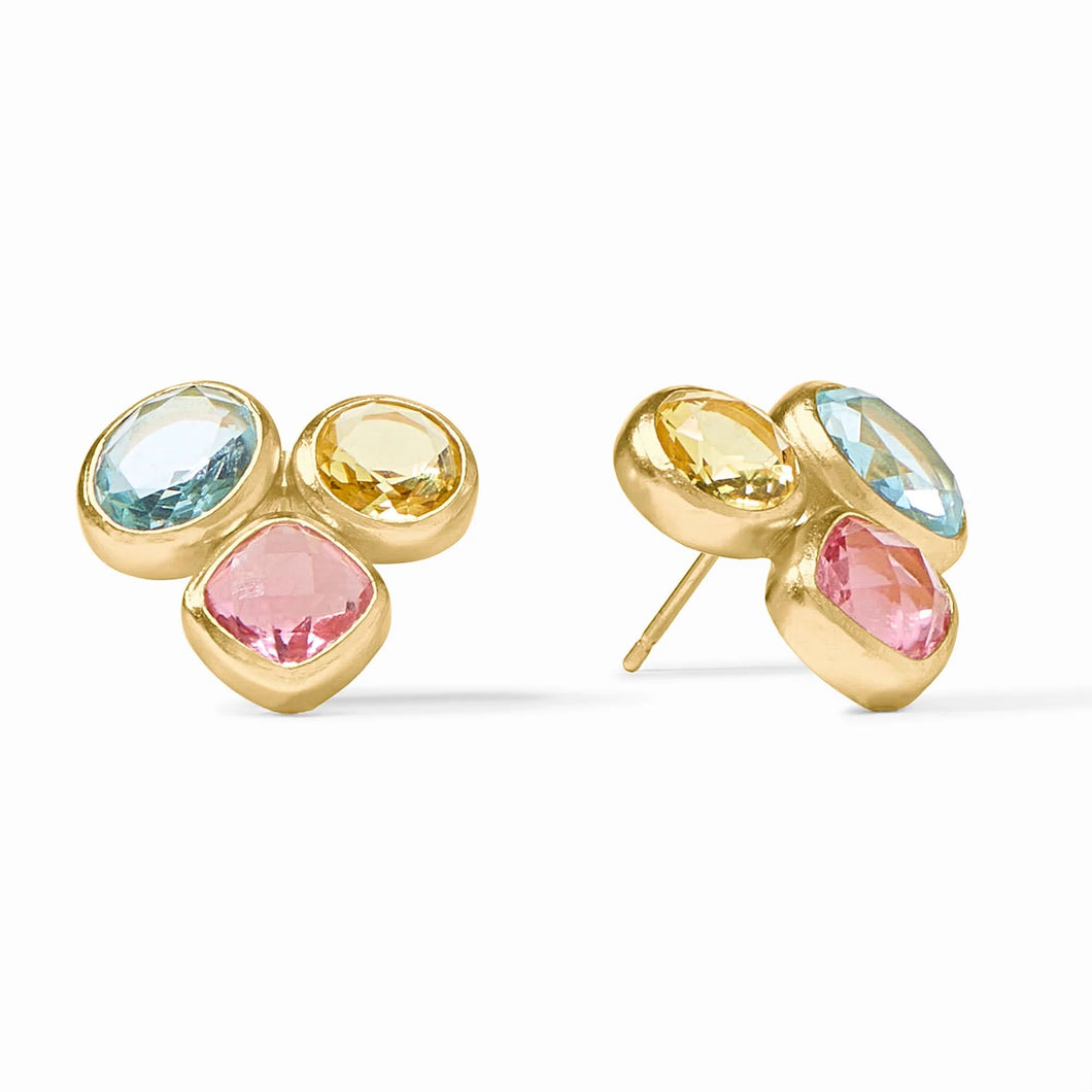 Kaleidoscope Statement Stud - Multi Stone