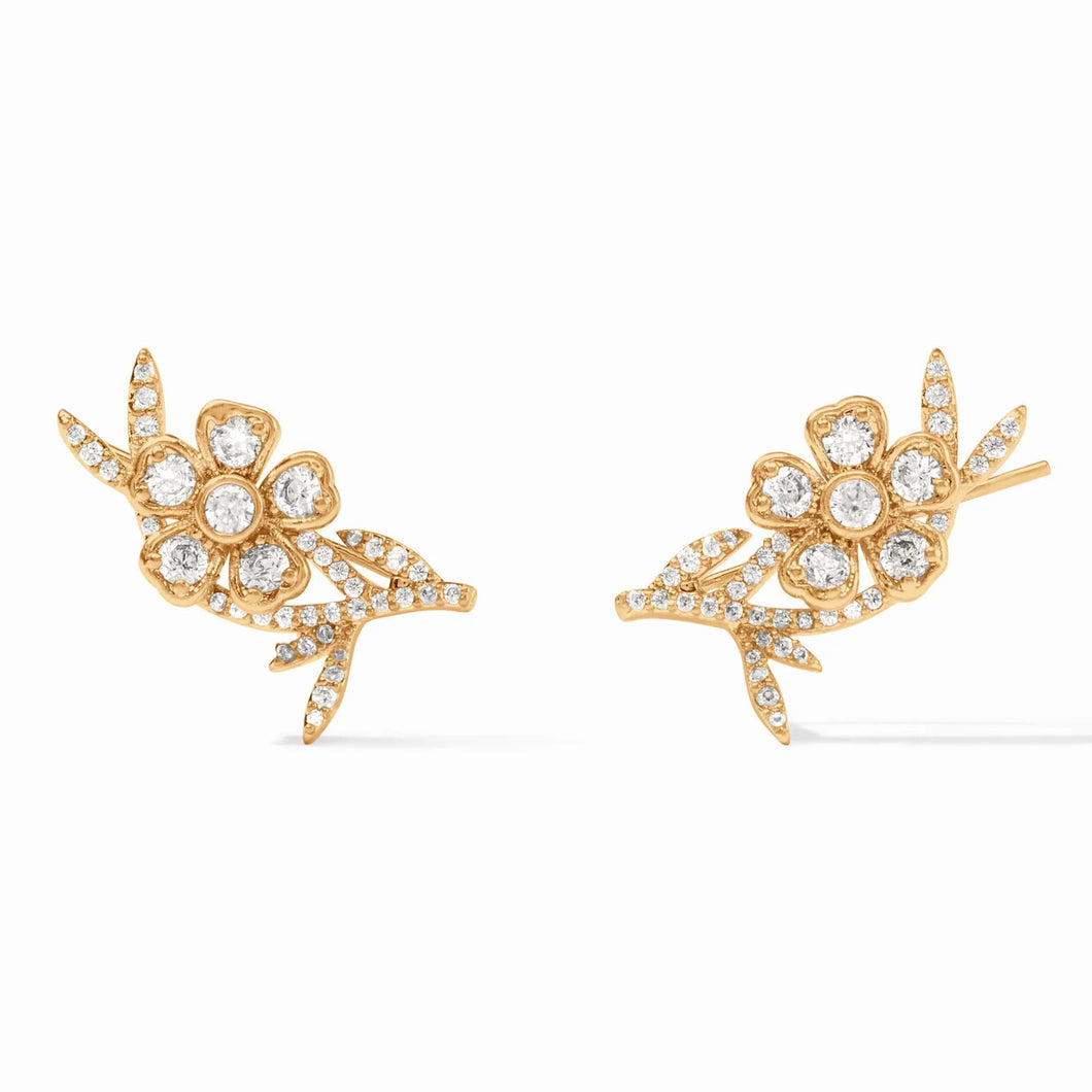 Laurel Climber Earring Cubic Zirconia