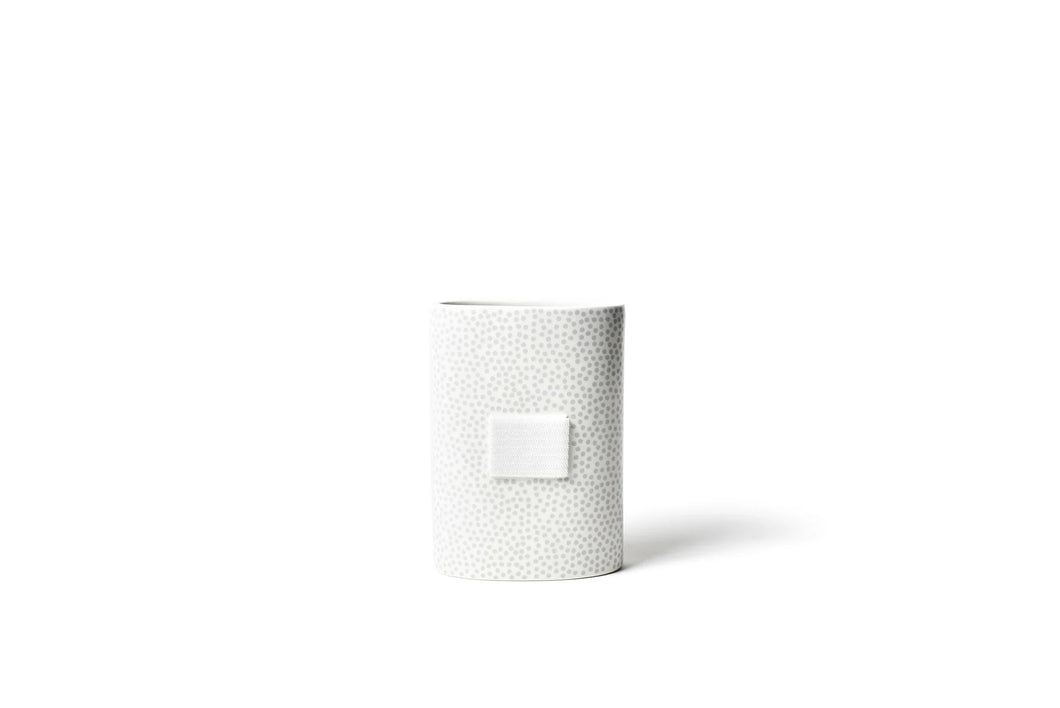 Coton Colors Stone Small Dot Mini Oval Vase