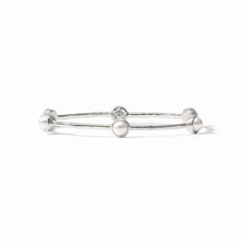Load image into Gallery viewer, Silver Milano Luxe Bangle Pearl
