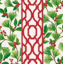 Load image into Gallery viewer, Knots And Greenery White Napkin Collection
