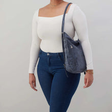 Load image into Gallery viewer, Merrin Convertible Backpack - Buffed Leather | Indigo Sky
