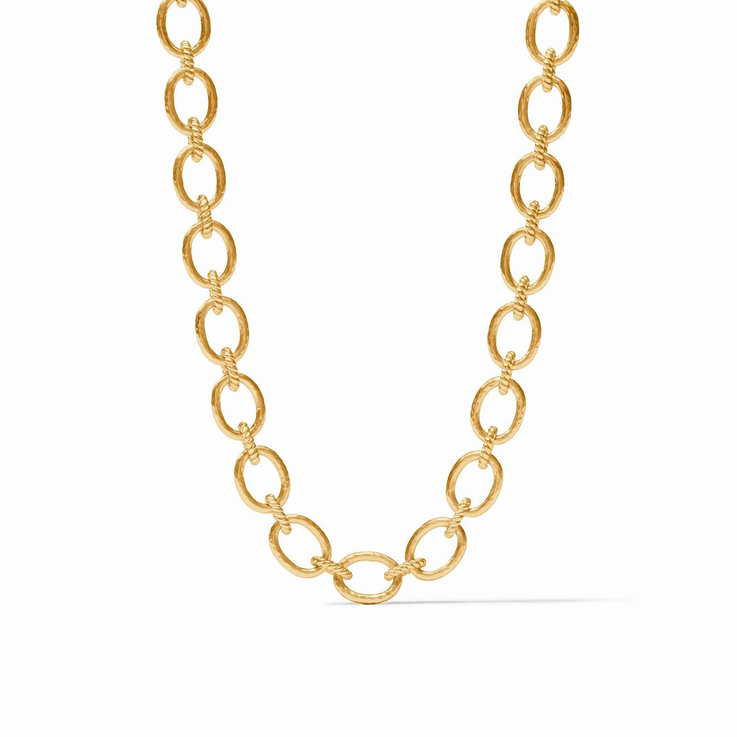 Nassau Demi Link Necklace Gold