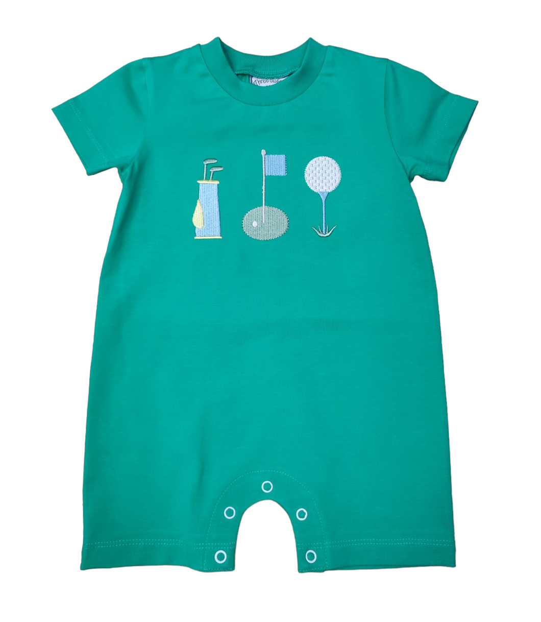 Hole In One Boys Romper