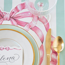 Load image into Gallery viewer, Die-cut Pink Bow Placemat
