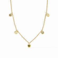 Load image into Gallery viewer, Rainbow Delicate Charm Necklace - Shades of Jade
