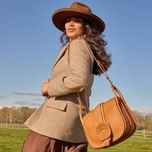 Load image into Gallery viewer, Kiva Large Crossbody - Washed Leather | Harvest Wheat
