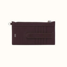 Load image into Gallery viewer, Carte Card Travel Case Regular Suede Leather | Dark Cherry
