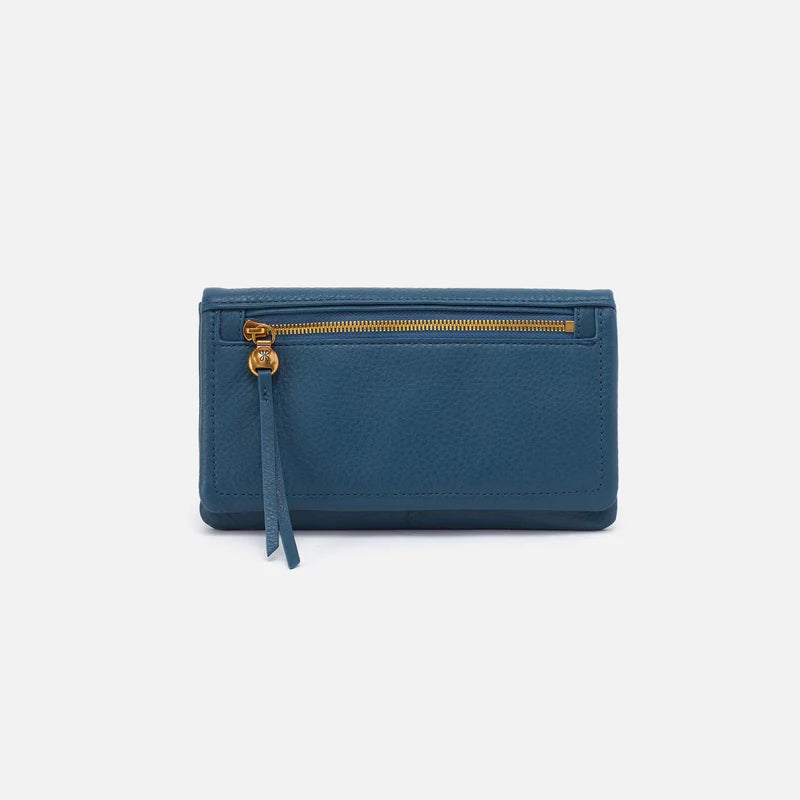 Hobo Lumen Continental Wallet - Peacock Feather