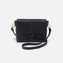 Load image into Gallery viewer, Austin Flap Crossbody - Pebbled Leather | Black
