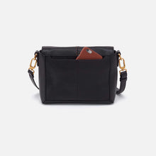 Load image into Gallery viewer, Austin Flap Crossbody - Pebbled Leather | Black
