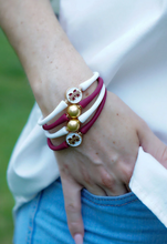 Load image into Gallery viewer, Mississippi State Bali Silicone Bracelet
