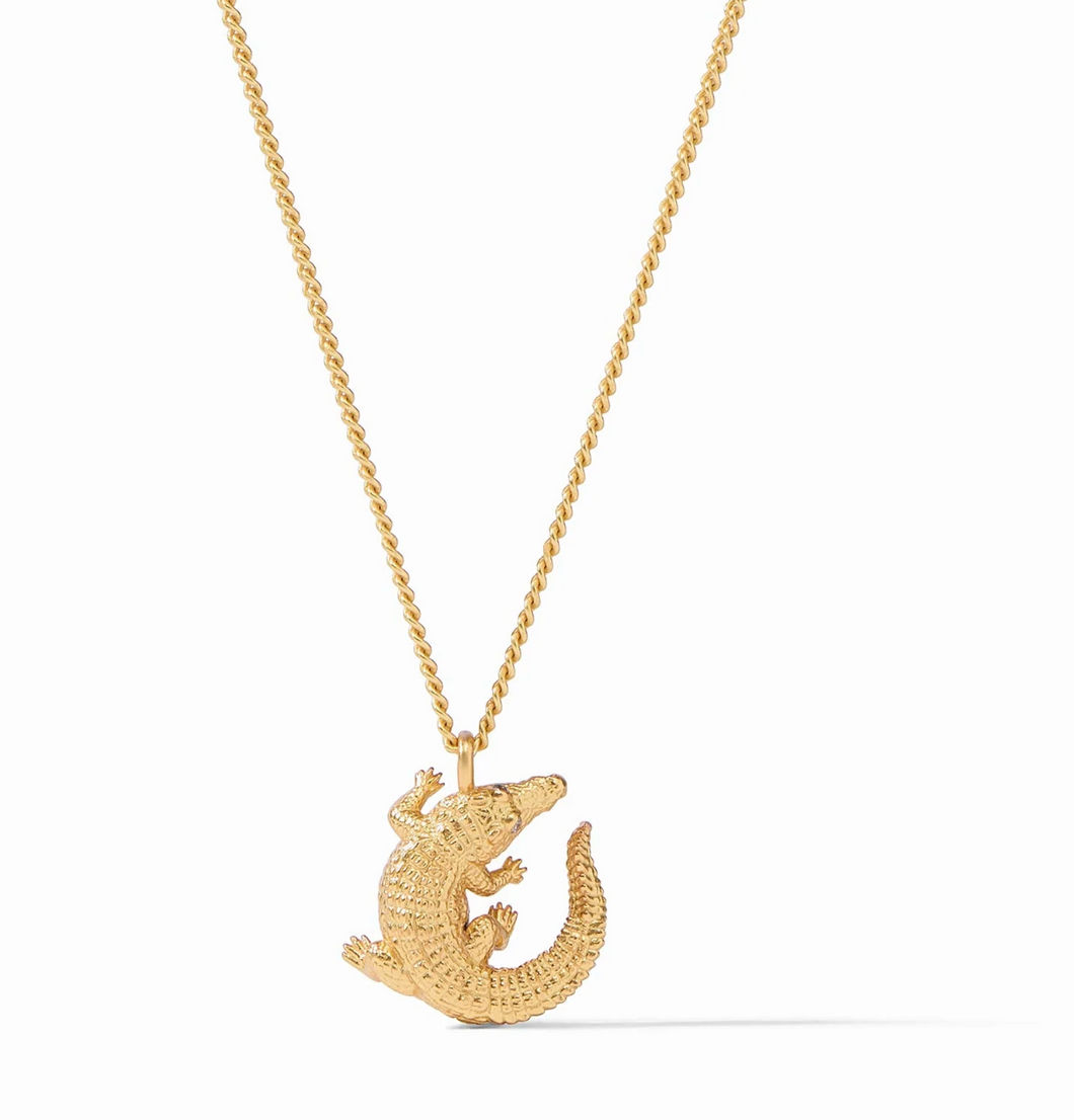 Alligator Solitaire Necklace