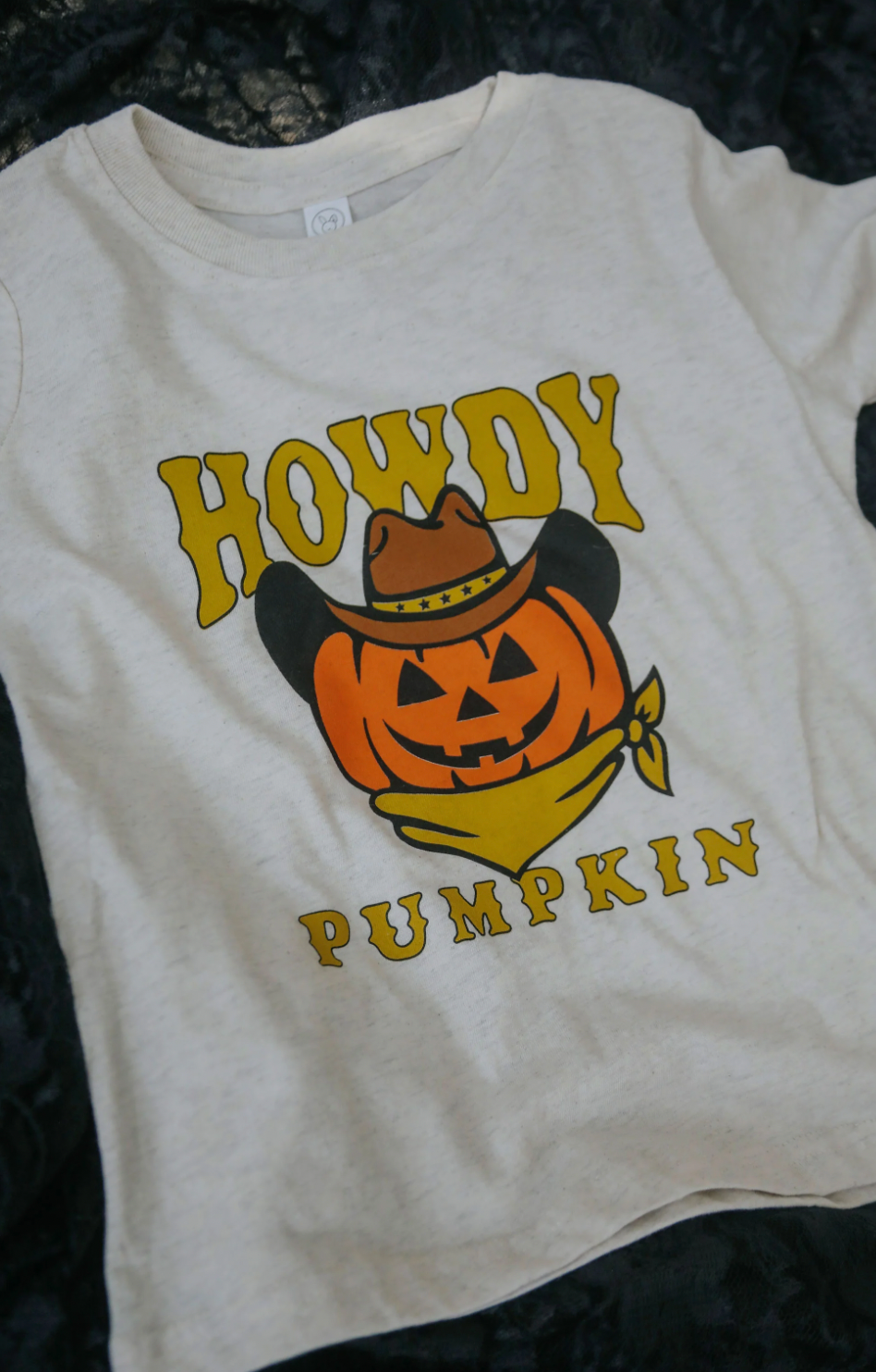 Howdy Pumpkin Kid's Tee