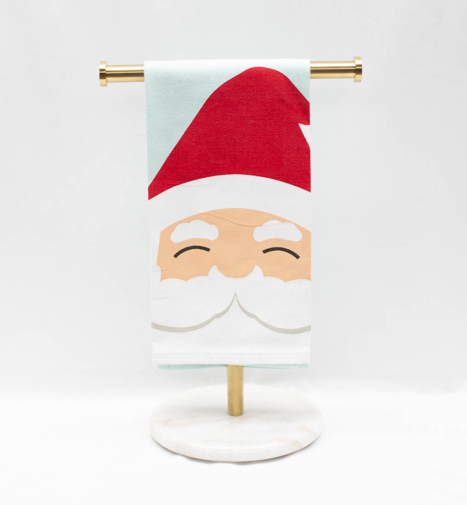 Jolly Santa Hand Towel
