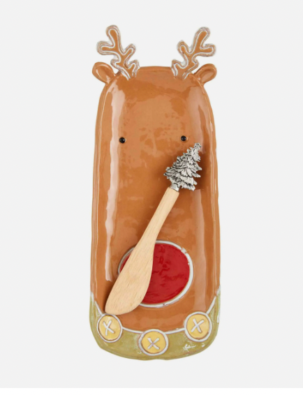 Reindeer Everything Dish