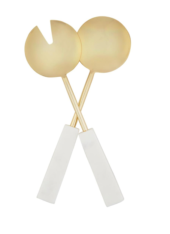 Gold Salad Server Sets