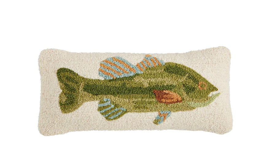 Fish Hook Wool Pillow