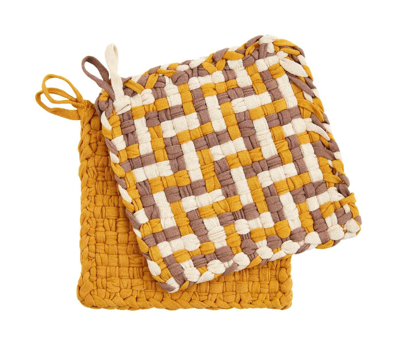 Terra Woven Pot Holder Set