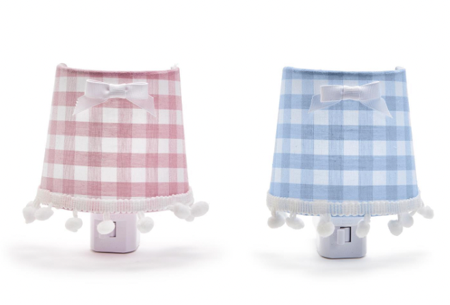 Gingham Shade Nightlight
