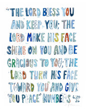 Load image into Gallery viewer, Numbers 6:24-26 Print
