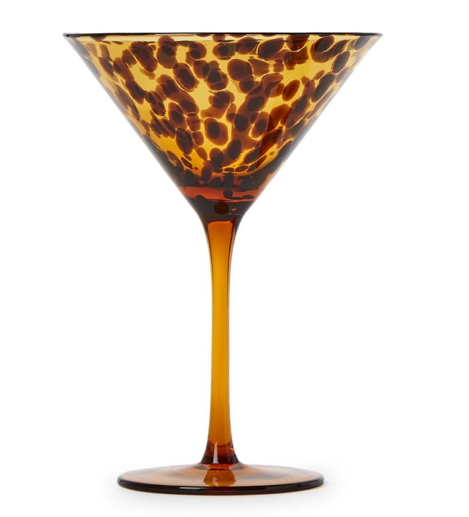 Tortoise Martini Glass