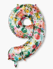 Load image into Gallery viewer, Garden Party Numbered Foil Balloon
