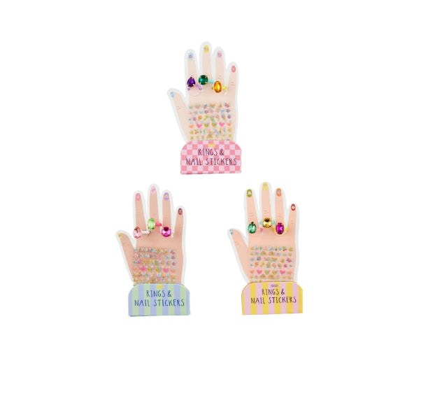Ring Nail Sticker Sets