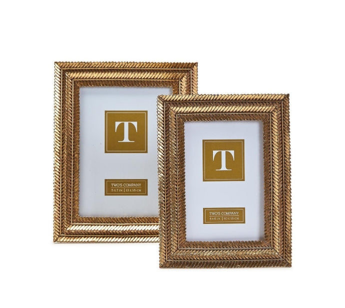 Gold Fern Frame