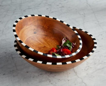 Checkered Bowl Set