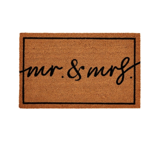 Mudpie Mr. and Mrs. Coir Mat
