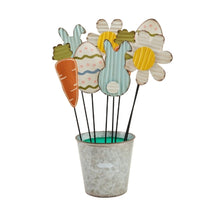 Load image into Gallery viewer, Spring Tin Plant Stakes
