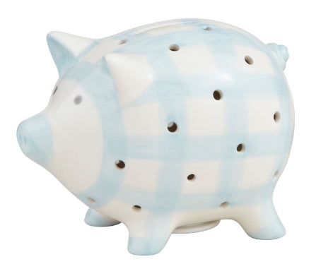 Blue Light Up Piggy Bank
