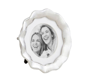 Round Wavy Metal Mini Frame