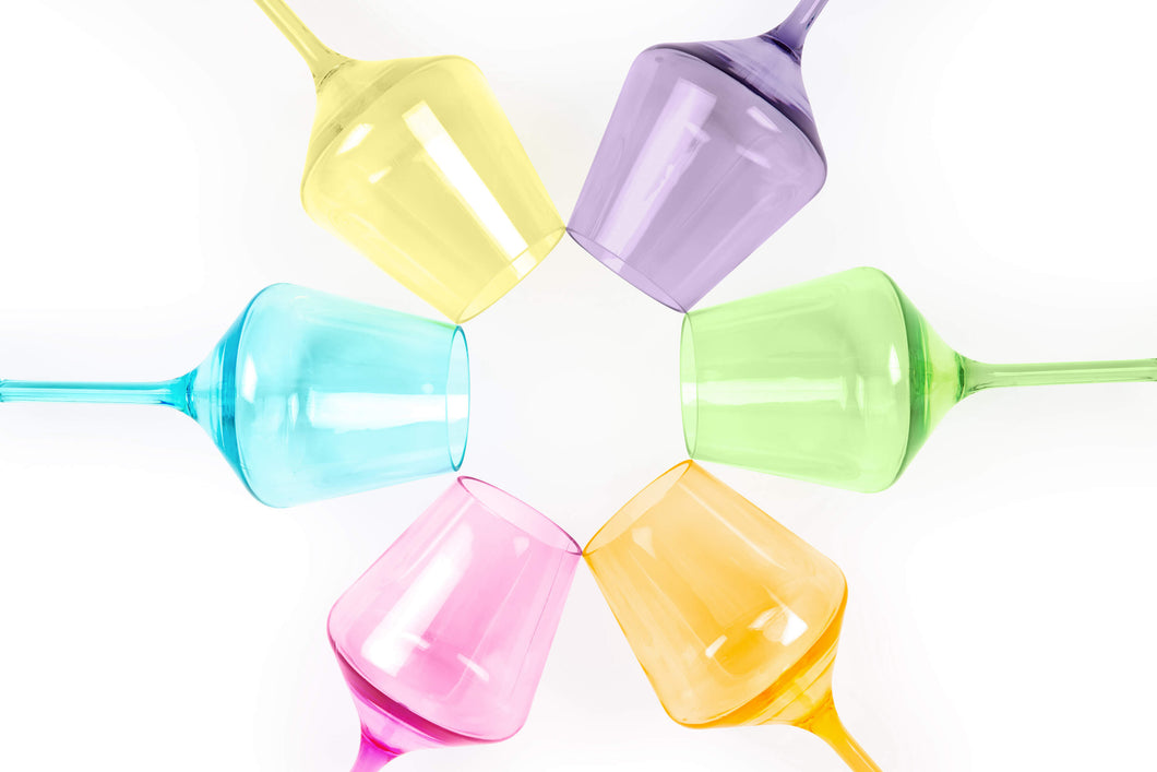 Unbreakable Acrylic Stemmed Wine Glasses