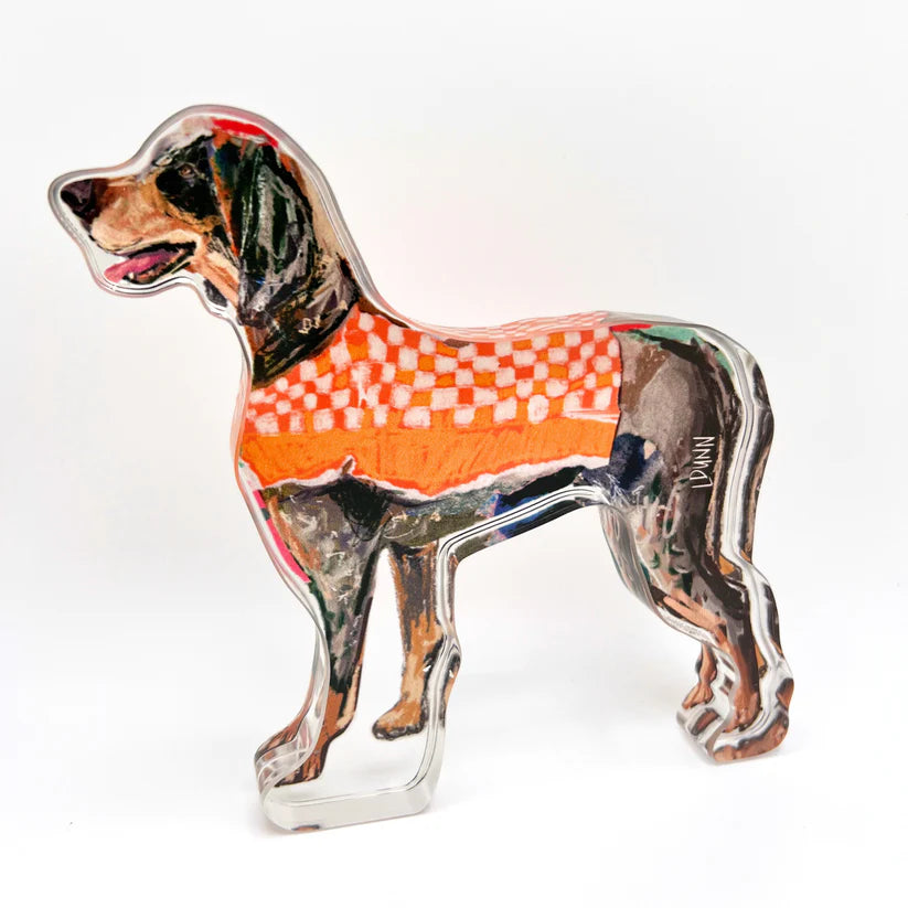 Tennessee Gameday Acrylic Dog Block