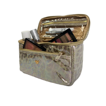 Load image into Gallery viewer, Train Case - Glimmer Leopard
