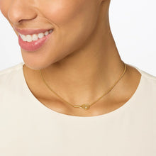 Load image into Gallery viewer, Tennis Racquet Delicate Cubic Zirconia Necklace
