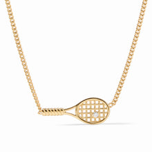 Load image into Gallery viewer, Tennis Racquet Delicate Cubic Zirconia Necklace
