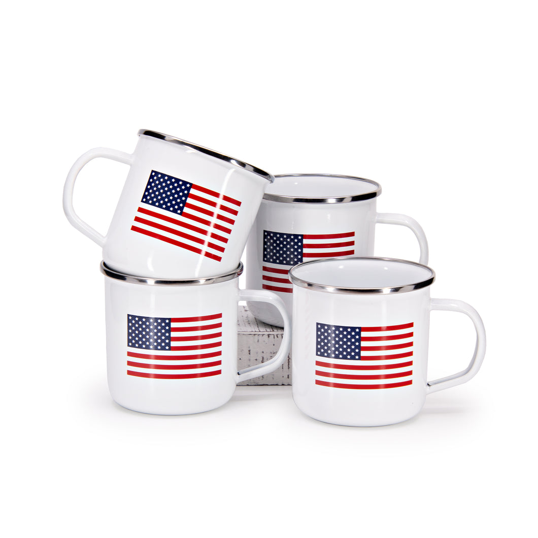 US Flag Coffee Mug 12oz