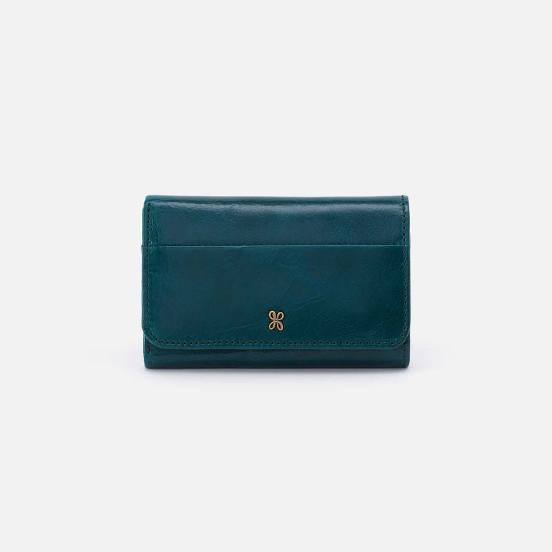 Hobo Jill Trifold Wallet - Wild Bluegrass