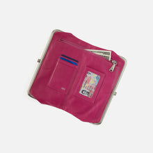 Load image into Gallery viewer, Lauren Clutch-Wallet - Polished Leather | Cactus Flower
