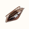 Scottie Slim Shoulder Bag Polished Leather | Woodsmoke