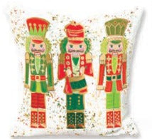 Classic Golden Nutcrackers Pillow