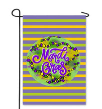 Load image into Gallery viewer, Baxter &amp; Me Mardi Gras Garden Flags
