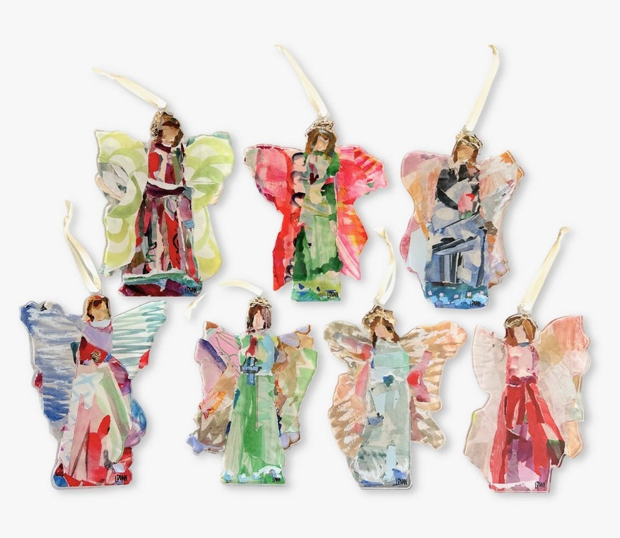 Angel of Glory Acrylic Collection Ornaments