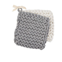 Load image into Gallery viewer, Mud Pie Crocheted Pot Holders
